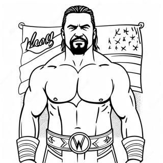 Wwe রঙ করার পাতা রঙ করার পাতা