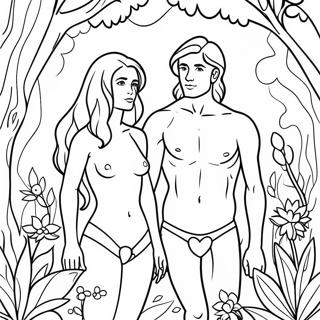 Aadm Ebn Ibh Udyaaner Mdhye Rng Kraar Paataa 109878 46564