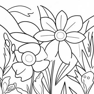 Udyaane Sundr Phul Rng Kraar Paataa 109880-46570