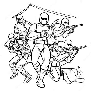 জিআই জো রঙিন পৃষ্ঠা