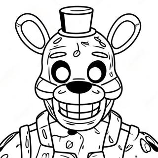 স্প্রিংট্র্যাপ এফএনএএফ রঙিন পৃষ্ঠা