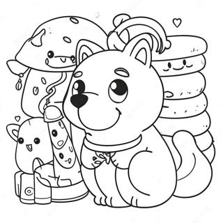 মজার পিক্সআর্ট প্রেপ্পি প্রাণীর রঙ করার পাতা রঙ করার পাতা