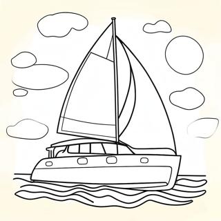 নৌকা জাহাজ রঙিন পৃষ্ঠা