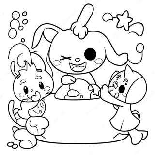 Kuromi Bndhuder Saathe Khelche Rng Kraar Paataa 4743-599