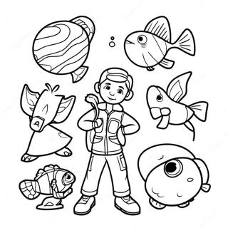 বন্য ক্র্যাটস রঙিন পৃষ্ঠা