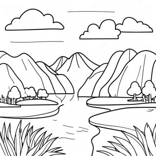 Sundr Desher Praakrtik Drshyer Rng Kraar Paataa 73012-16642