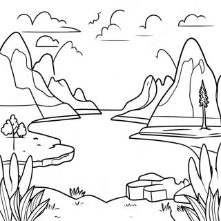 Sundr Desher Praakrtik Drshyer Rng Kraar Paataa 73012-16643