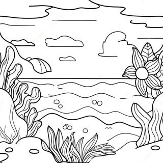 Ujjbl Niil Mhaasaagr Drshy Rng Kraar Paataa 74880-18092