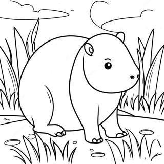 Kyaapibaaraa Ghaas Khaacche Rng Kraar Paataa 90328-30369