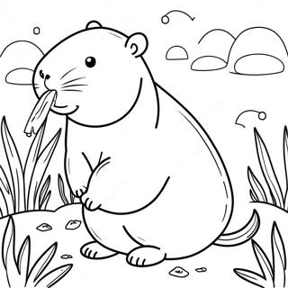 Kyaapibaaraa Ghaas Khaacche Rng Kraar Paataa 90328-30370