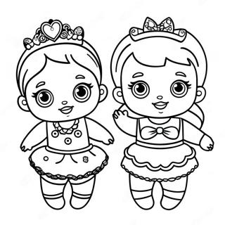 Bebi Lol Putulguli Jhlmle Ayaaksesrijer Saathe Rng Kraar Paataa 99860-38581